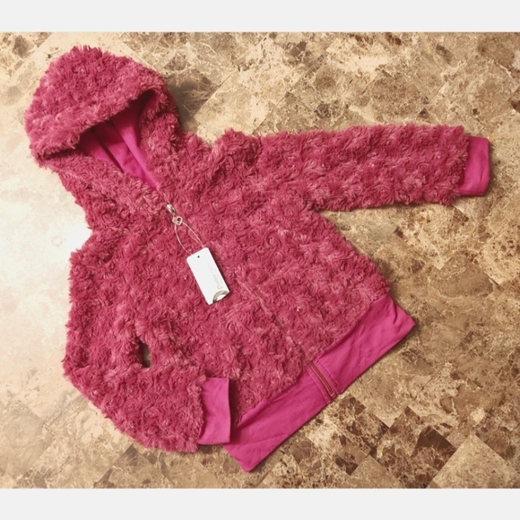 Beautiful zip hoodie by Please Mum, NWT, size 3 years - Picture 1 of 4